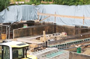 Die Gewölbekeller, in denen einst auch das im Rebstock gebraute Bier gekühlt wurde, verschwinden jetzt unter dem Neubau am Stadtgraben. Foto: Marcel
