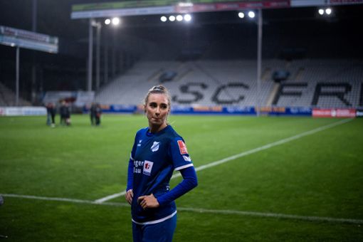 Chiara Loos, Offensivspielerin des SC Sand, blickt in eine ungewisse Zukunft. Foto: Eibner/Memmler