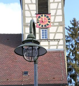 In Mötzingen wird die gesamte Straßenbeleuchtung auf LED umgestellt.   Foto: Priestersbach Foto: Schwarzwälder-Bote
