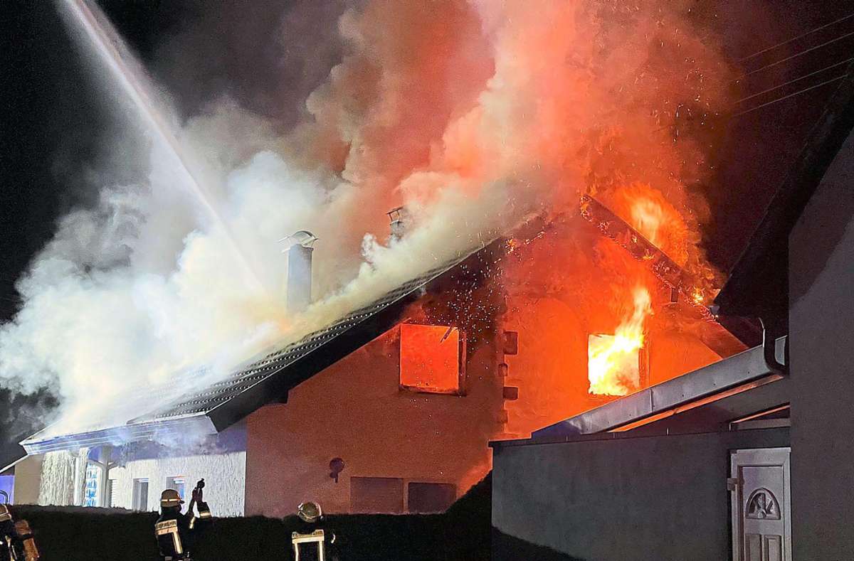 Nach Brand in Horb-Talheim: Es könnte sich um ein Familiendrama gehandelt haben