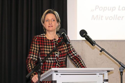 Wirbt für Neugier, Wissensdurst und Fantasie: Wirtschaftsministerin Nicole Hoffmeister-Kraut. Foto: Schwarzwälder Bote