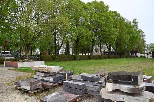 Der Dormettinger Friedhof wird nach Osten  erweitert. Die  alte Baumreihe wird künftig zum Friedhof gehören. Bei den Bäumen sollen Urnenbaumgräber angelegt werden.Foto: Visel Foto: Schwarzwälder Bote