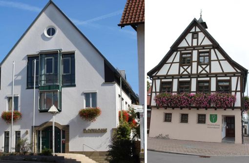 Wer wird künftig Chef der Gemeinde und lenkt die Geschicke in Vöhringen (links) und Wittershausen? Foto: Fahrland
