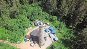 Ungewöhnliche Ausblicke präsentiert das neue Abenteuer Ferienland 2.0 – hier der Stöcklewaldturm. Foto: Jörger Foto: Schwarzwälder Bote
