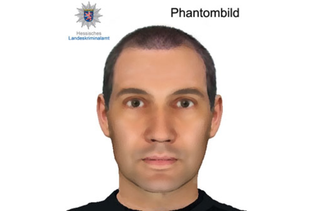 Mit diesem Phantombild sucht die Polizei nach dem Entführer des Sohnes von Reinhold Würth. Foto: Landeskriminalamt Hessen