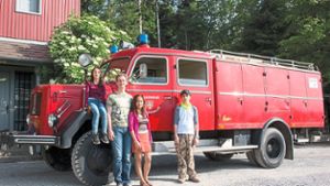 Altes Feuerwehrauto wird zu Familien-Camper