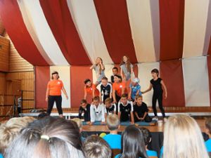 Zum Abschluss gab es eine Zirkusvorstellung. Foto: Schule Foto: Schwarzwälder Bote