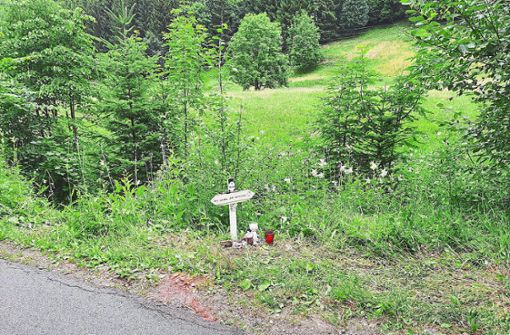 An dieser Stelle in der Vordertalstraße in Triberg-Nußbach ereignete sich der Unfall, bei dem ein 27-Jähriger ums Leben kam. Man fand ihn erst nach mehreren Tagen. Foto: Reutter
