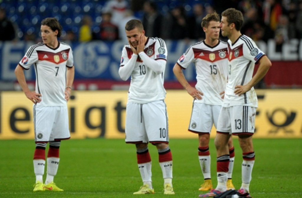Ratlosigkeit: Die deutsche Nationalmannschaft spielt nur 1:1 gegen Irland.