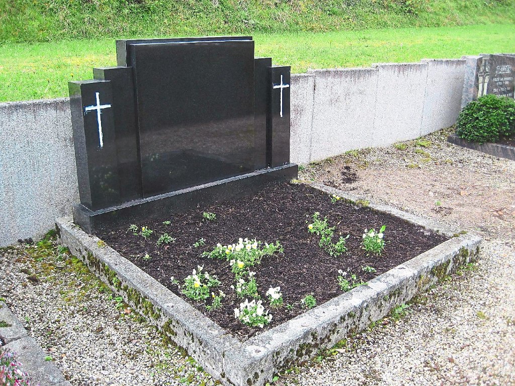 Urnensammelgrabstätte auf dem  Triberger Friedhof. Foto: Stadt