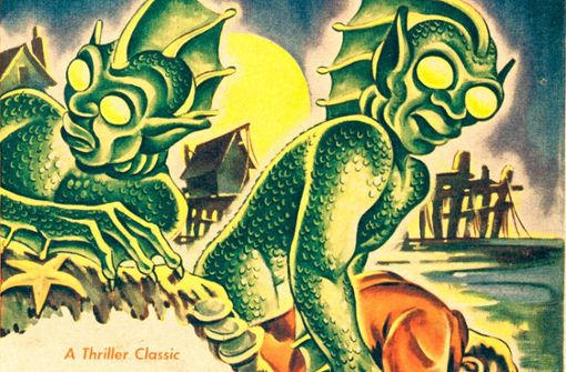 H. P. Lovecrafts Texte erschienen meist im Groschenheft „Weird Tales“ – hier ein Cover aus dem Jahr  1942. Foto: Galactic Central/isfdb