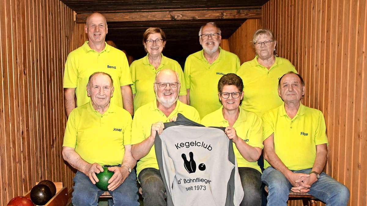 Kegelclub bei Nagold: Die   „Bahnflieger“ feiern die ersten 50 Jahre