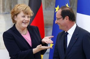 Angela Merkel und Francois Hollande Foto: AP