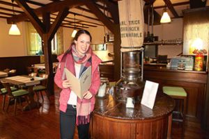 Inga Lontke führt die Geschäfte in der Rötenmühle in Vöhringen. Foto: Steinmetz Foto: Schwarzwälder Bote