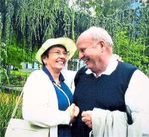 Heidrun und Werner Hennig aus Bierlingen feiern heute ihre Goldene Hochzeit.  Foto: Bieger Foto: Schwarzwälder-Bote