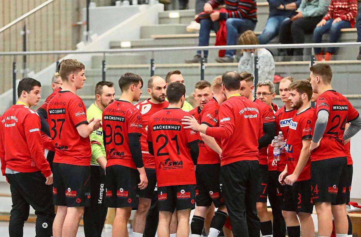 Auch in Kornwestheim müssen die Altensteiger Handballer die Nerven bewahren, um doppelt zu punkten. Foto: Priestersbach