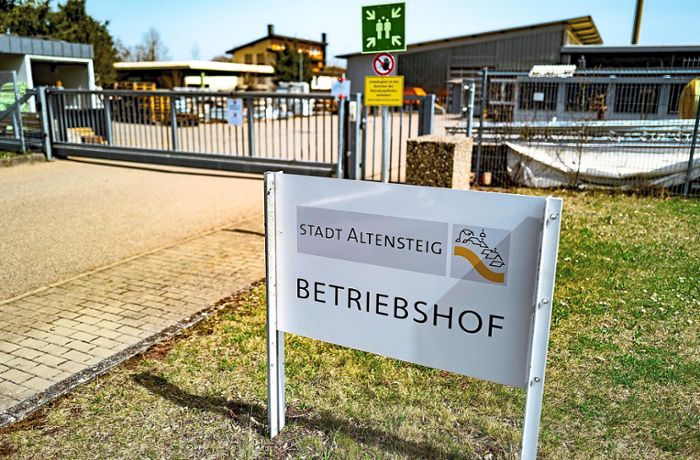 Betriebshof Altensteig: Anbau soll neue Kapazitäten schaffen