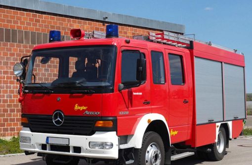 Für rund 107000 Euro kauft die Stadt Geislingen dieses Löschfahrzeug für die Erlaheimer Feuerwehrabteilung. Foto: Merkel