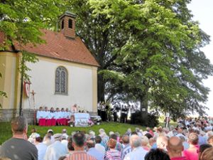 Unzählige Christen feierten den Wallfahrtsgottesdienst auf Maria Hochheim mit.  Foto: Sr Ursula Foto: Schwarzwälder-Bote
