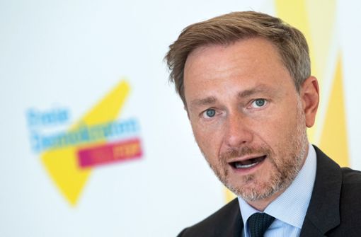 Christian Lindner hofft auf ein gutes Wahlergebnis der FDP. Foto: dpa/Bernd von Jutrczenka