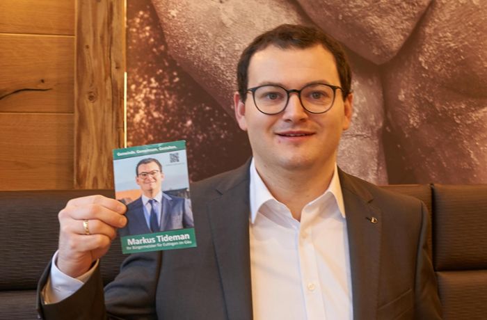 Bürgermeisterwahl Eutingen: Markus Tideman (30) will Nachfolger von Jöchle werden