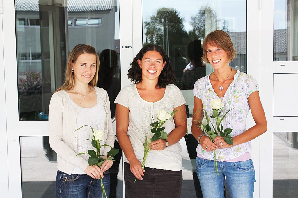 Die neuen Lehrer am Gymnasium: Andrea Heinlin, Manuela Weidlich und Janina Rieder (von links) Foto: Haug Foto: Schwarzwälder-Bote