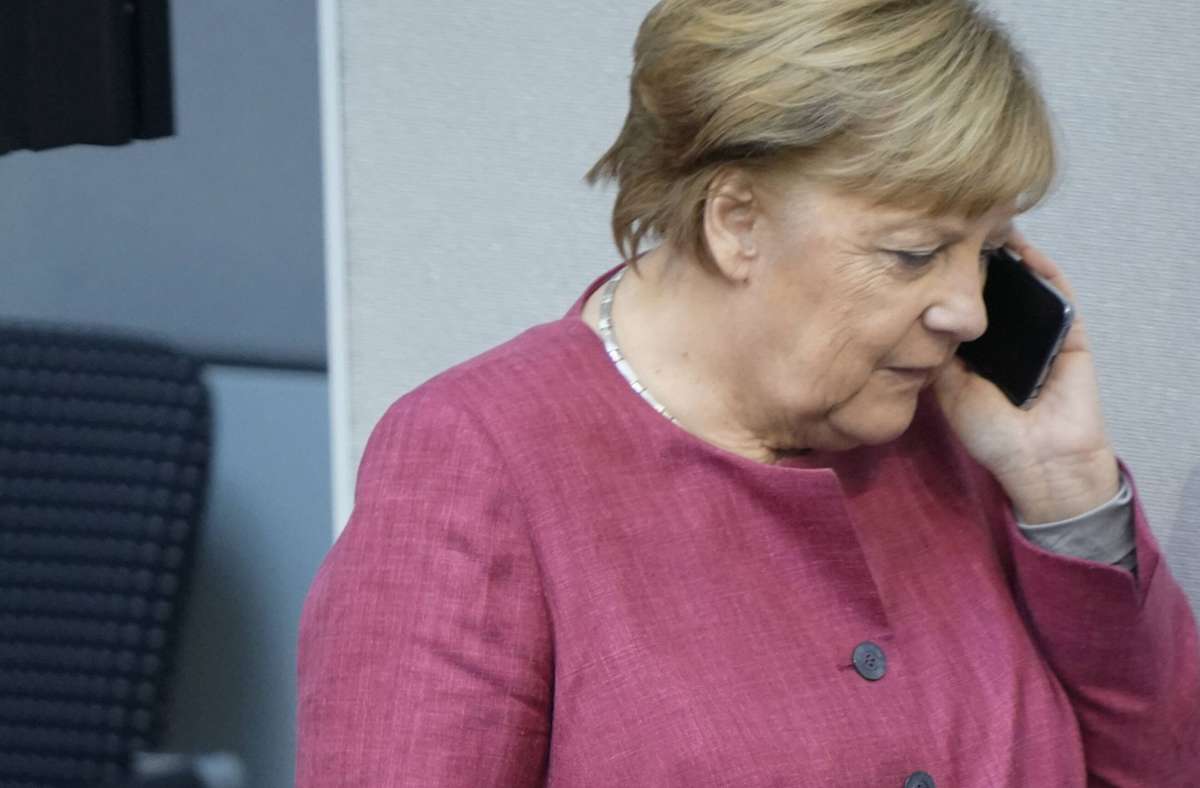 Angela Merkel  hat erneut mit Alexander Lukaschenko telefoniert (Symbolbild). Foto: imago images/Political Moments