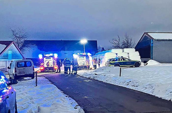 Kaminbrand : Feuerwehr rückt zu Bauernhaus in Buchenberg aus