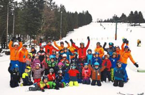 Die Wintersportler des VfL Nagold freuten sich, in diesem Winter wieder Kurse anbieten zu können. Foto: Schuon