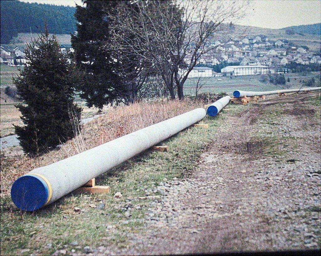 Vor 35 Jahren wurde die Erdgasleitung entlang der Bregtaltrasse Richtung Vöhrenbach verlegt.   Archivfoto: Ketterer
