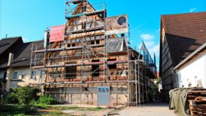 Historisches Gebäude in Eutingen wird aufwendig saniert