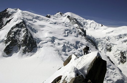 Sechs französische Bergsteiger sind am Dienstag am Montblanc tödlich verunglückt. Foto: dpa