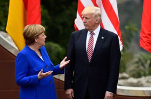 Merkel und Trump –  Ende einer Ära, neues Kapitel in der amerikanisch-europäischen Beziehungen oder doch nur deutsches Wahlkampfgetöse? Foto: AFP