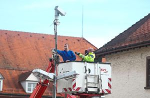 Die Videoüberwachung in der Villinger Färberstraße wird nur zur Fasnet umgesetzt. Foto: Eich/Archiv