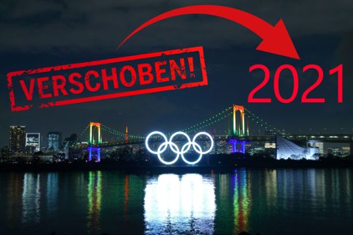 Ein später Sieg der Vernunft: Die Olympischen Spiele in Tokio werden erst im Jahr 2021 stattfinden.   Foto: Montage: von Gottschalk