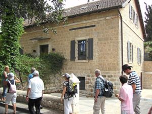 Das Haus von Bauernfeind in Jerusalem, wo der Maler zusammen mit seiner Frau Elise und Sohn Otto wohnte. Foto: Vosseler Foto: Schwarzwälder Bote