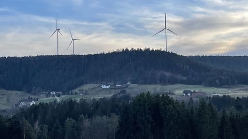 Ein Windrad auf der Falkenhöhe steht auf Lauterbacher Gemarkung. Dieses sorgt dafür, dass Lauterbach bei der Versorgung durch  erneuerbare Energien bei mehr als 100 Prozent liegt. Foto: Dold