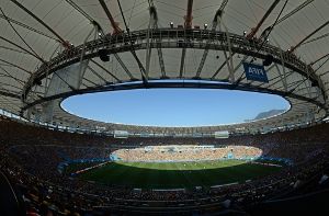 Schauplatz des Finales: Das legendäre Maracana-Stadion Foto: dpa