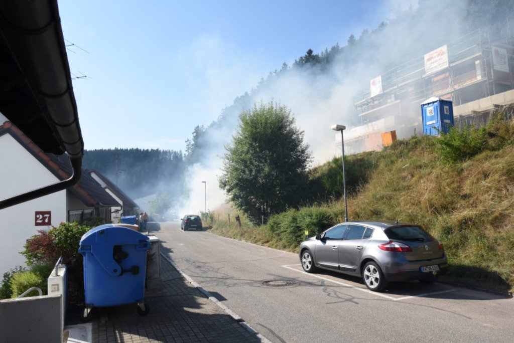 Schramberg: Waldbrand löst Großeinsatz aus