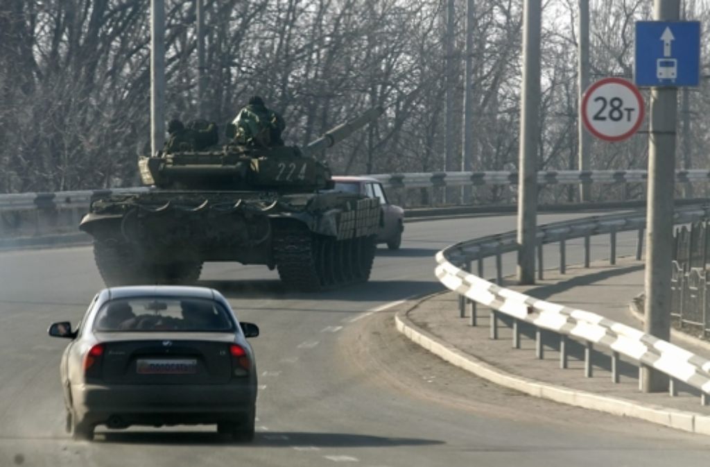 Die Waffenruhe in der Ostukraine ist brüchig. Foto: EPA