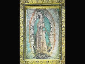 Das Gnadenbild der Maria von Guadalupe.  Foto: Läufer Foto: Schwarzwälder-Bote