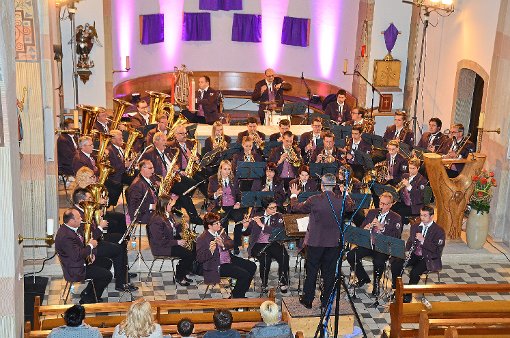 Ein beeindruckendes Kirchenkonzert gibt des Musikvereins Harthausen, der sein 125-jähriges Bestehen feiert. Foto: Wagner Foto: Schwarzwälder-Bote