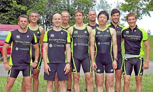 Das Team von TRIA Schramberg will sich beim Triathlon am Schluchsee nochmals von seiner besten Seite zeigen. Foto: Weidenauer Foto: Schwarzwälder-Bote