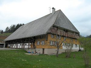 Der über 200 Jahre alte Hofbauernhof in Schönenbach wird abgerissen.   Foto: Liebau Foto: Schwarzwälder-Bote