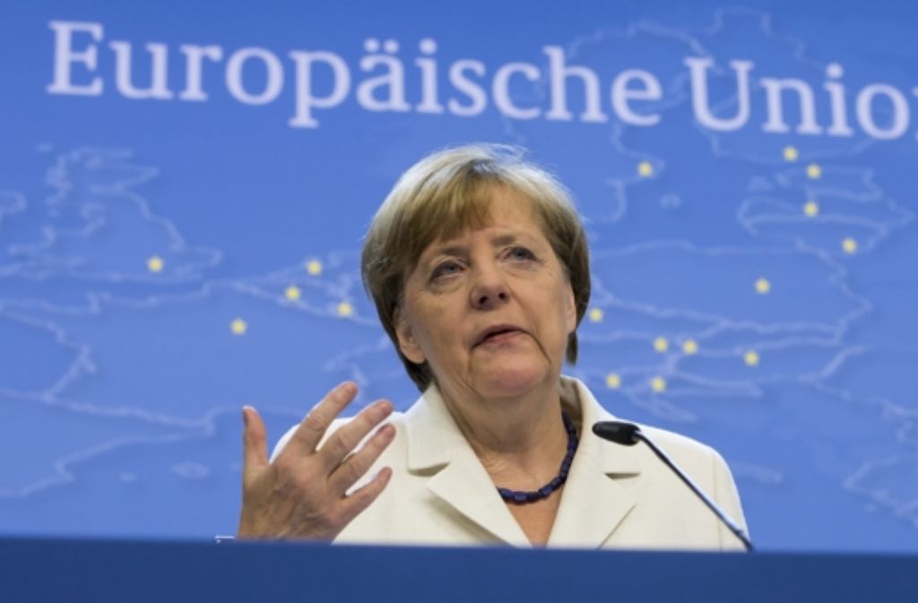 Viel beschäftigt mit Griechenland: Bundeskanzlerin Angela Merkel (CDU) Foto: dpa