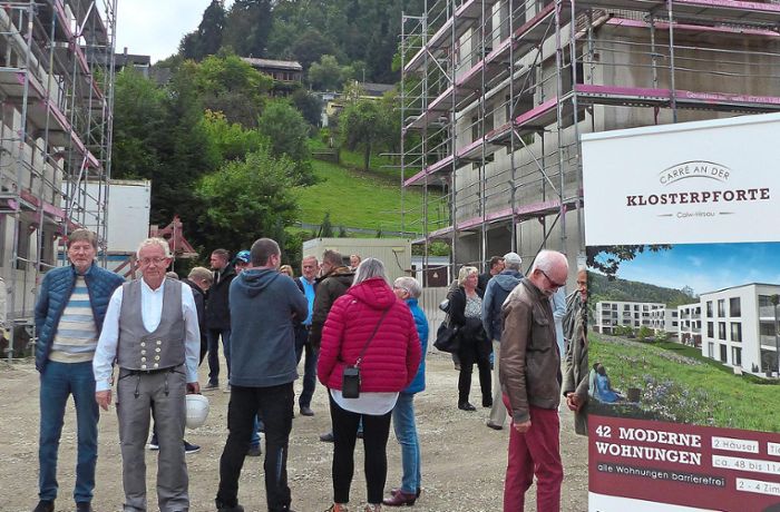 Bauprojekt in Hirsau: Richtfest für 42 Wohnungen gefeiert