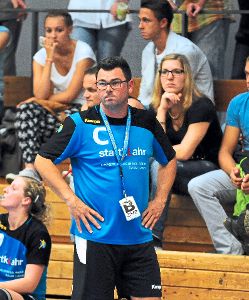 Trainer Daniel Hasemann haderte mit der Abwehrleistung seiner Spielerinnen.  Foto: Wendling Foto: Schwarzwälder-Bote