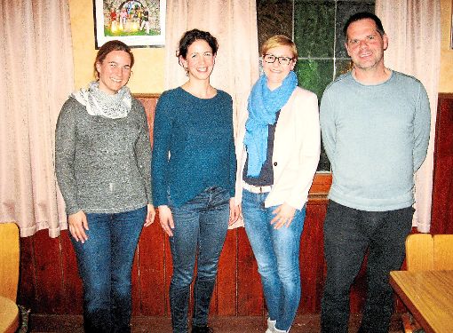 Auf dem Foto zu sehen sind  Johanna Merz (von links), Susanne Hipp, Eva Häberle, Frank Haid. Es fehlt Carmen Knoll. Foto: Buckenmaier Foto: Schwarzwälder-Bote