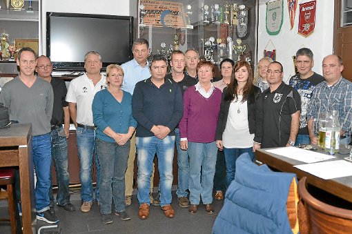 Der aktuelle Vorstand des Sportvereins Oberndorf.  Foto: Wagner