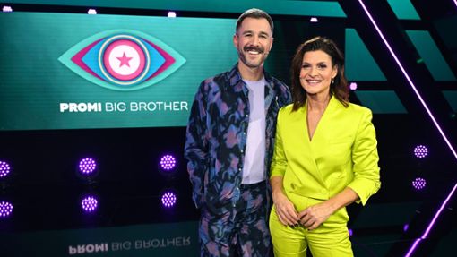 Die Moderatoren von „Promi Big Brother“ Jochen Schropp und Marlene Lufen. Foto:  